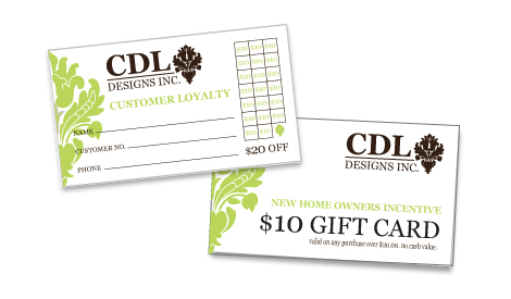 CDL Designs Loyalty Cards